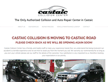 Tablet Screenshot of castaiccollision.com